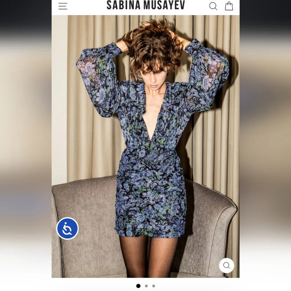 NWOT Sabina Musayev Lark Dress, Size S - Picture 10 of 14